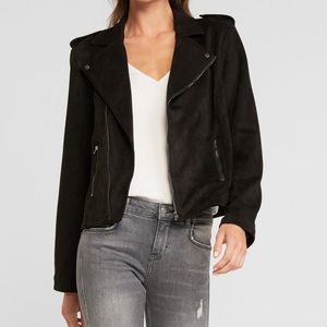 💫SOLD💫Faux Suede Moto Jacket